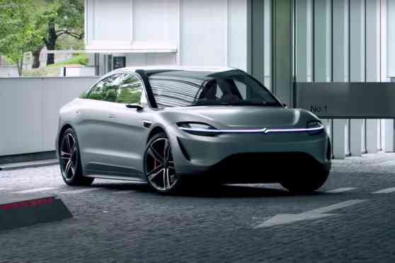 Sony is testing their Vision-S electric car on public roads image