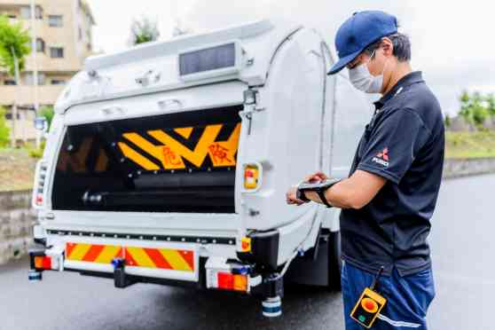Fuso just built a remote-controlled garbage truck from a Canter image