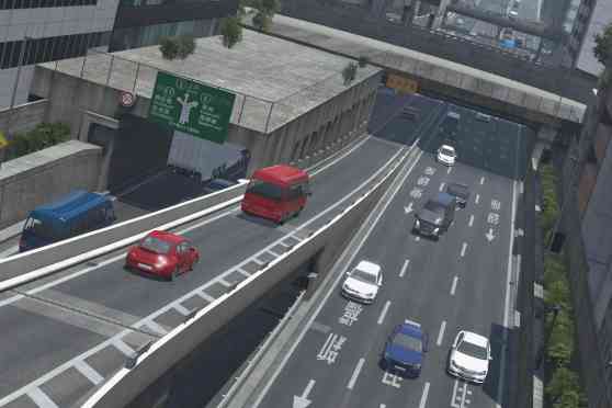 This virtual Tokyo Shuto Expressway was made to test autonomous cars image