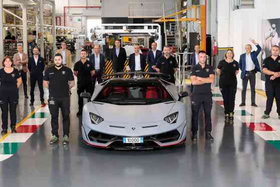 Lamborghini just built and sold their 10,000th Aventador image