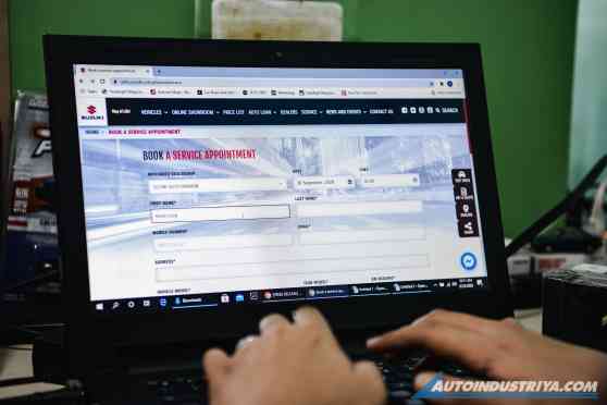 You can now book a service appointment at Suzuki PH's website image