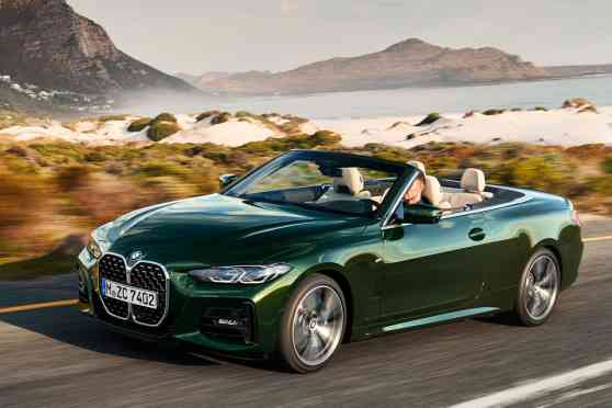 Is big-nosed 2021 BMW 4 Series better as soft top convertible? image
