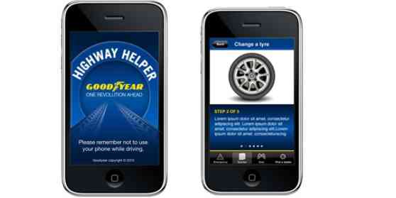 Goodyear launches new iPhone app to aid motorists image