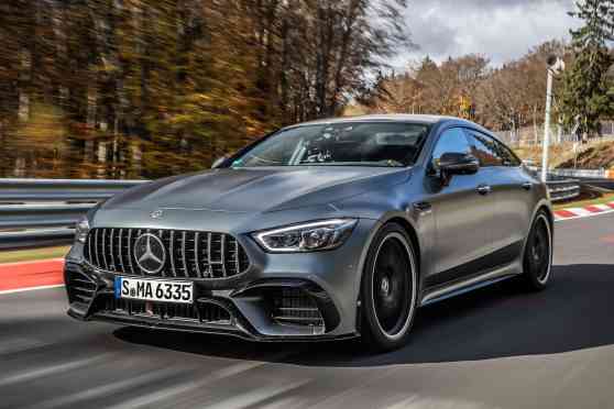 Watch the Mercedes-AMG GT 63 S beat the Nurburgring sedan lap record image