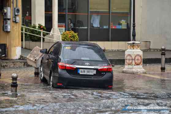 How much does a carwash charge for flooded interiors? image