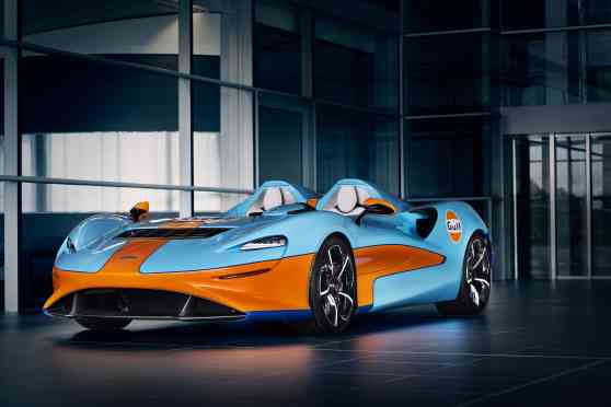 Gulf has the best color combo for McLaren Elva image