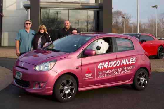 This Mitsubishi Mirage has done over 666,000 km of driving image