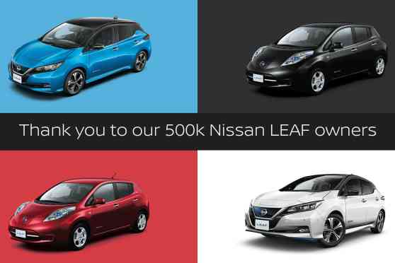 Nissan Leaf reaches 500k unit milestone, PH to start sales next year image