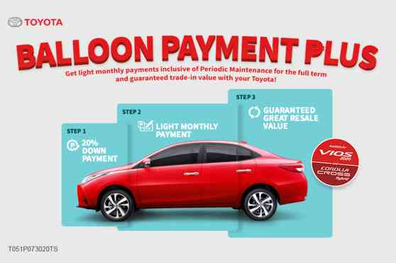 Toyota PH Balloon Payment Plus makes it easier to change cars image