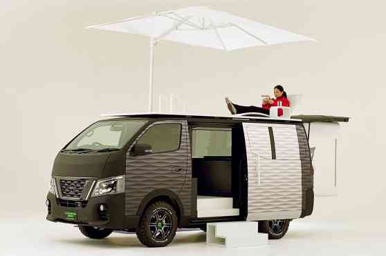 This custom Nissan NV350 Urvan is the perfect ECQ office image