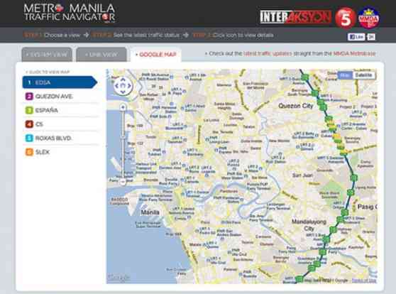 MMDA and TV5 launch online traffic information system image