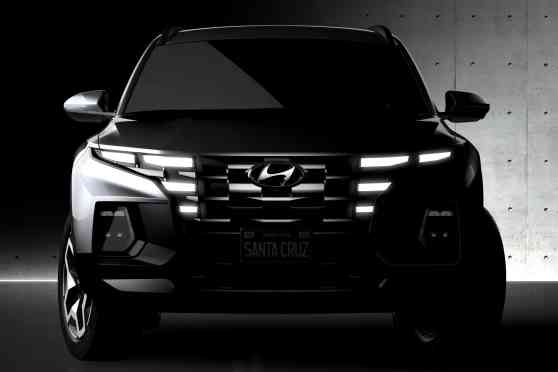 This is your first look at 2022 Hyundai Santa Cruz pick-up image