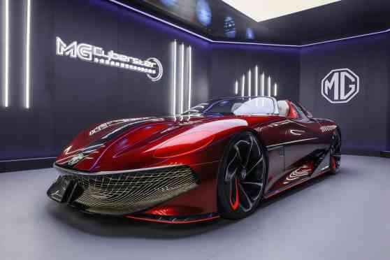 Jaw dropper: MG just revealed this Cyberster sports car concept image