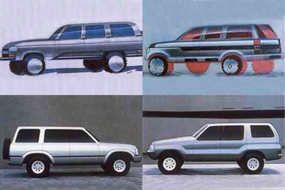 From the archives: Toyota Land Cruiser 80 prototypes, sketches image