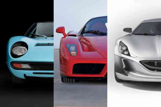 The evolution of the modern supercar image