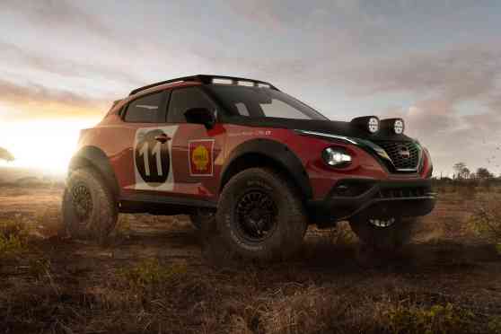 Nissan (digitally) turned the Juke into a badass rally car image