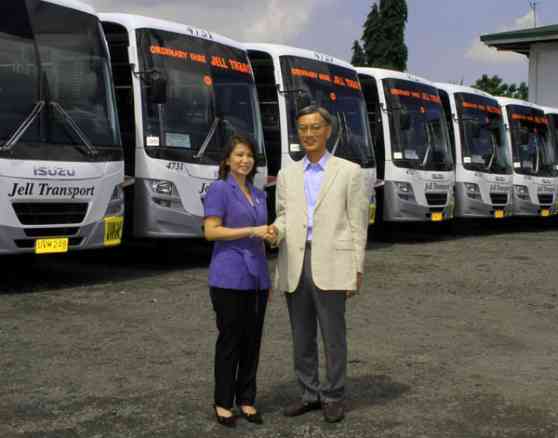 Jell Transport takes delivery of Isuzu FVR buses image