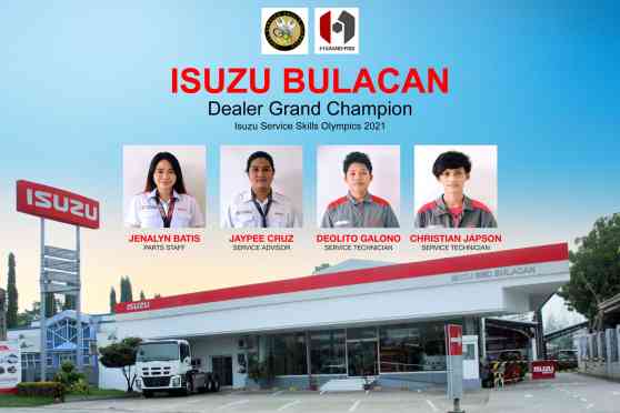 Isuzu Bulacan wins locals Service Skills Olympics image