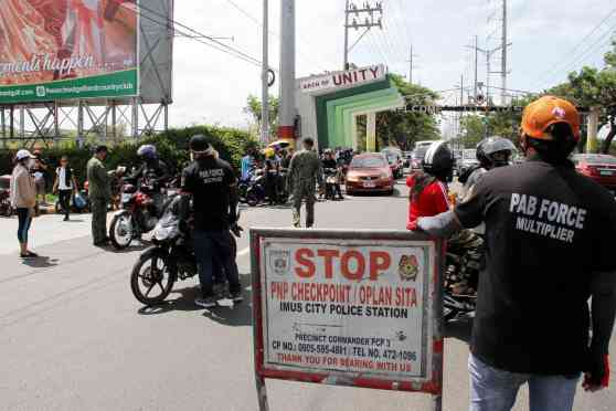 Why are there PNP checkpoints under stricter GCQ? image
