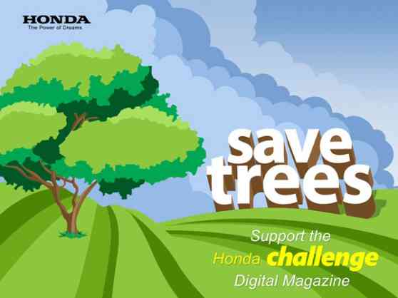 Honda Challenge magazine goes digital image