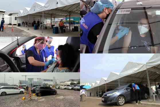 Paranaque sets up drive-thru vaccination at Nayong Pilipino image