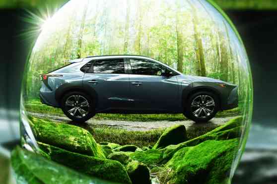 Subaru Solterra EV looks exactly like the Toyota bZ4X image