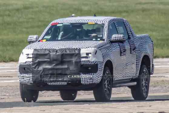 2023 Volkswagen Amarok spied at Ford's home track image