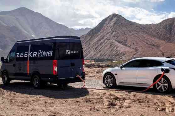 Geely just revealed its mobile EV charging station image