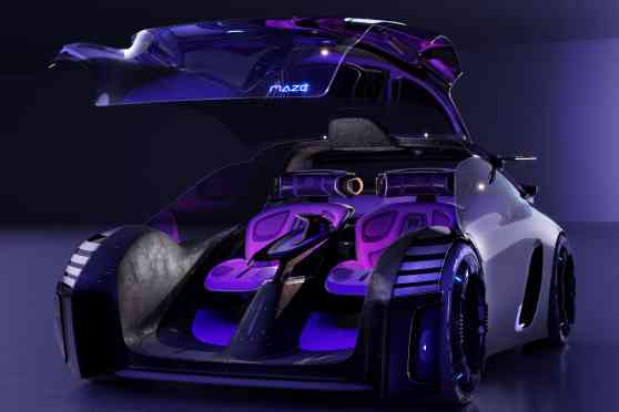 Electric MG Maze concept is a gaming PC on wheels image