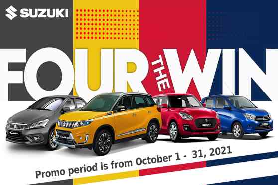 Suzuki's going Four The Win with promos this month image