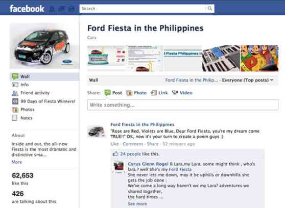 Ford Fiesta Facebook campaign makes Digital Media Awards 2011 shortlist image