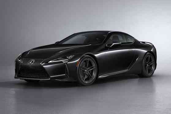 This blacked out Lexus LC is ready for Halloween image