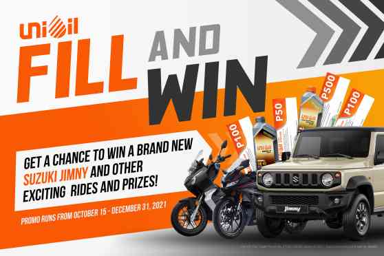 Get a chance to win prizes at Unioil's Fill and Win raffle image