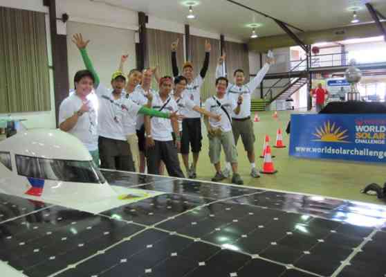 Sikat II underway at the World Solar Challenge image