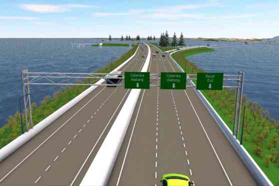 Proposed road project to connect Lower Bicutan with Calamba, Laguna image