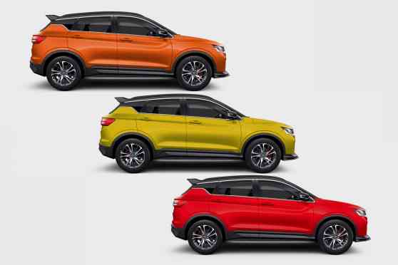 Geely Coolray color palette an homage to Civic SIR? image