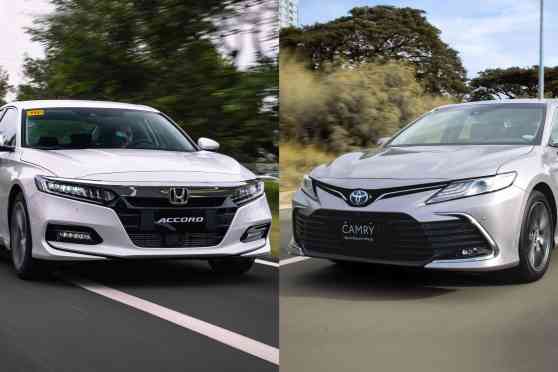 Spec Check: 2021 Honda Accord vs 2022 Toyota Camry Hybrid image