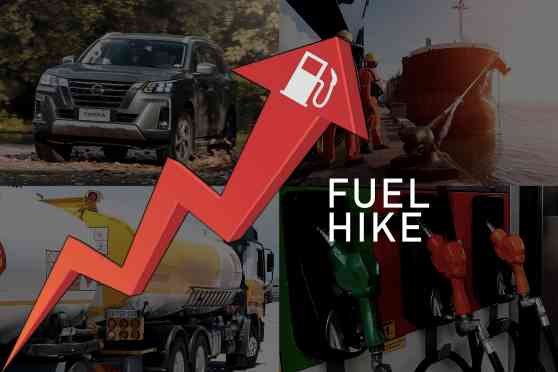 Fuel price hike scheduled for tomorrow image