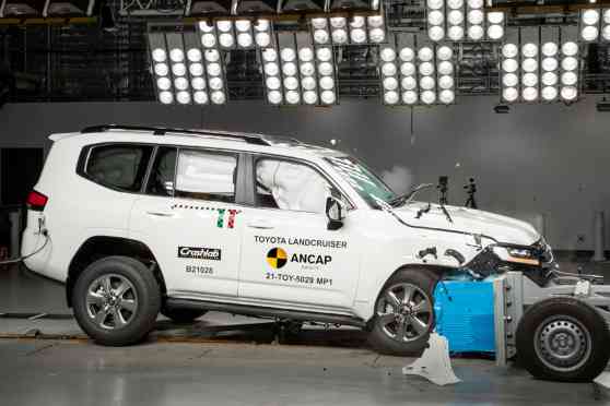 Toyota Land Cruiser 300 crashes its way to five-star safety rating image