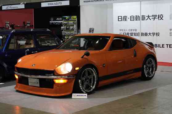 Old meets new in this custom Nissan S340Z image