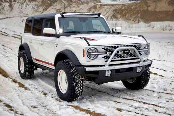 This one-off Ford Bronco is fit for the Pope image