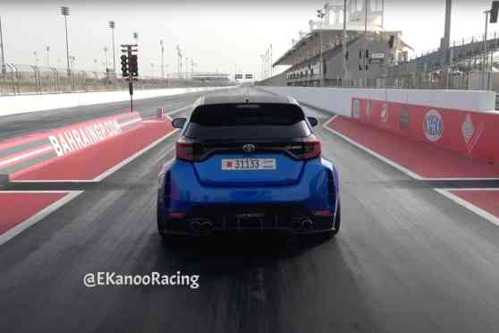 This Toyota GR Yaris ran the 1/4 mile in 10.987 seconds image