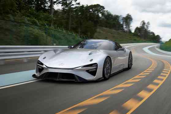 Electric LFA: Lexus gives a better look at BEV Sport concept image