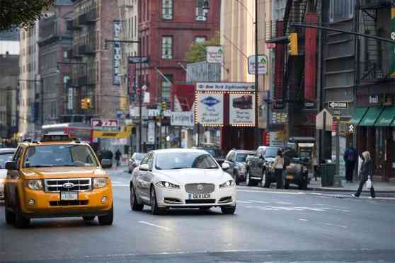 Diesel Jaguar XF completes coast to coast drive of the U.S. image