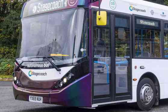 Driverless buses are now plying UK roads image