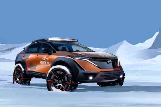 Nissan Ariya EV to travel from North to South Pole image