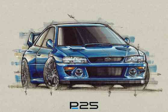 P25 from Prodive is the Subaru 22B Impreza resurrected image