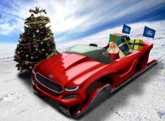 Ford designs an EcoBoost sleigh for Santa image