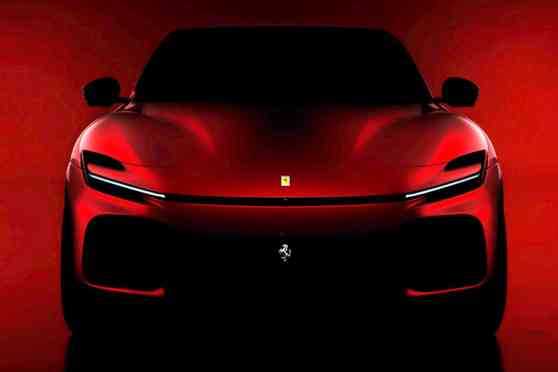 Ferrari Purosangue SUV to be launched Sept 2022 image