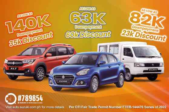 Suzuki Triple Deals extended until June 30, 2022 image